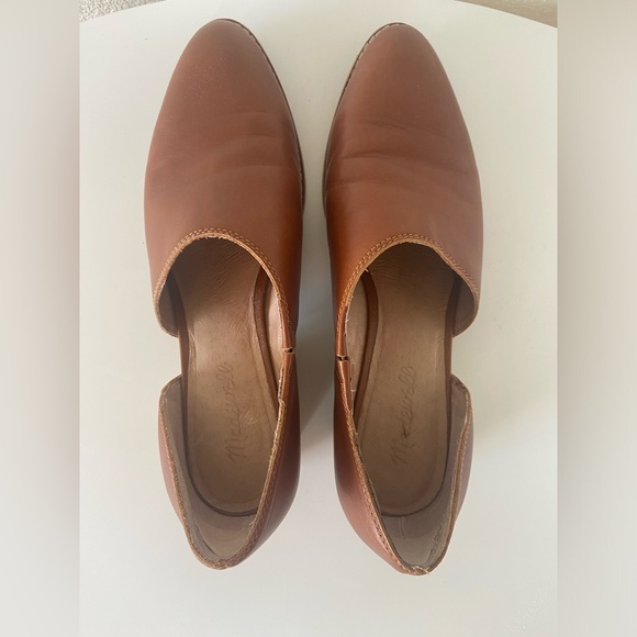 Madewell Lucy Asymmetrical in Leather English Saddle - Picture 3 of 8